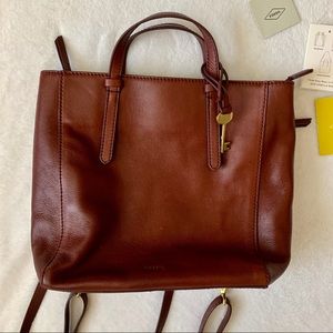 Fossil Camilla Small Convertible Backpack in Henna